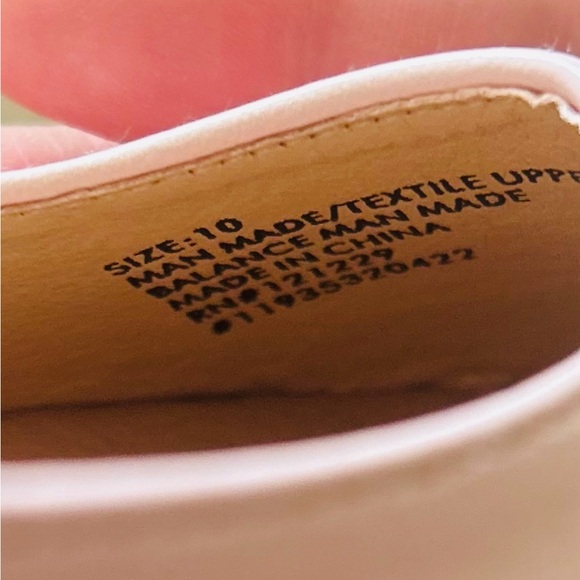 Bebe Girls Pink Shoes Ballet Flats with Rhinestone Studded Ankle straps,Size 10 - Picture 10 of 10